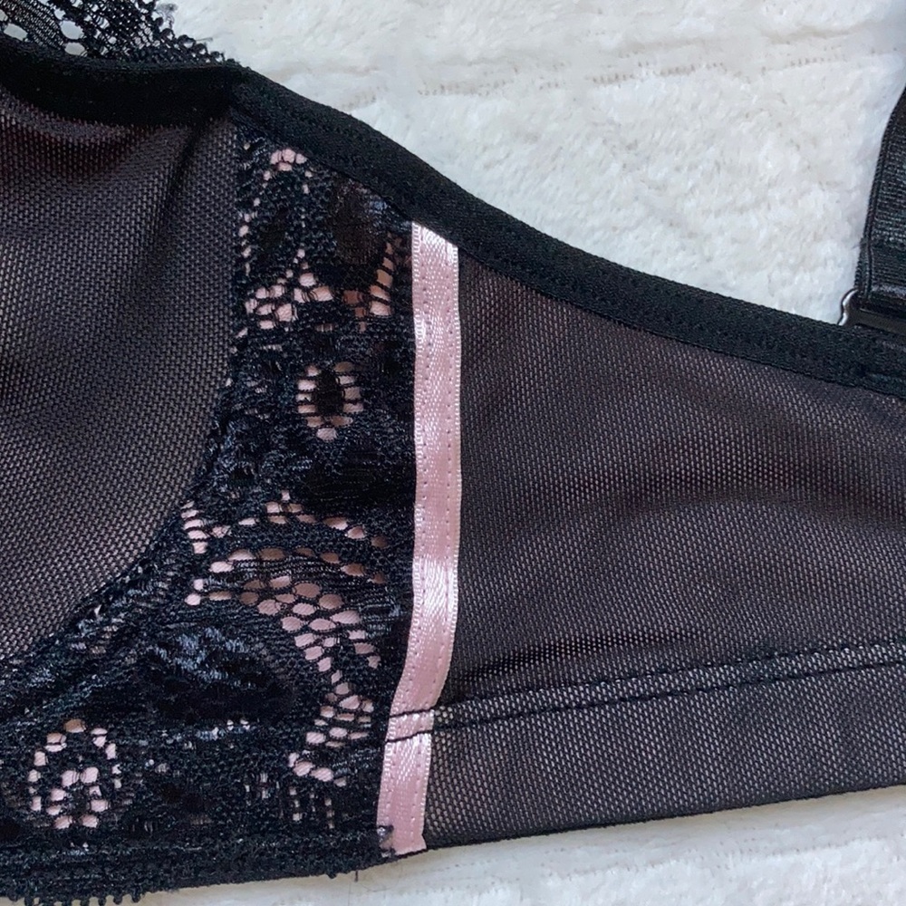 Belabumbum Mesh & Lace Nursing Bra - Picture 13 of 16